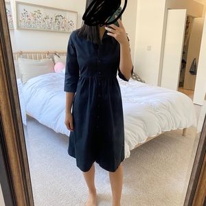 Lands End Button Up Dress